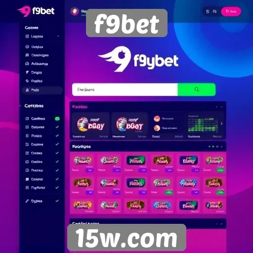 Interface do usuário do f9bet é intuitiva e moderna